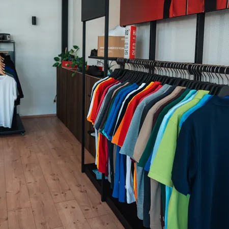 Muster im Showroom